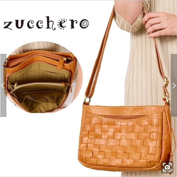 zucchero ズッケロ 49869 お財布 ショルダー ブラック 本革 ショルダー