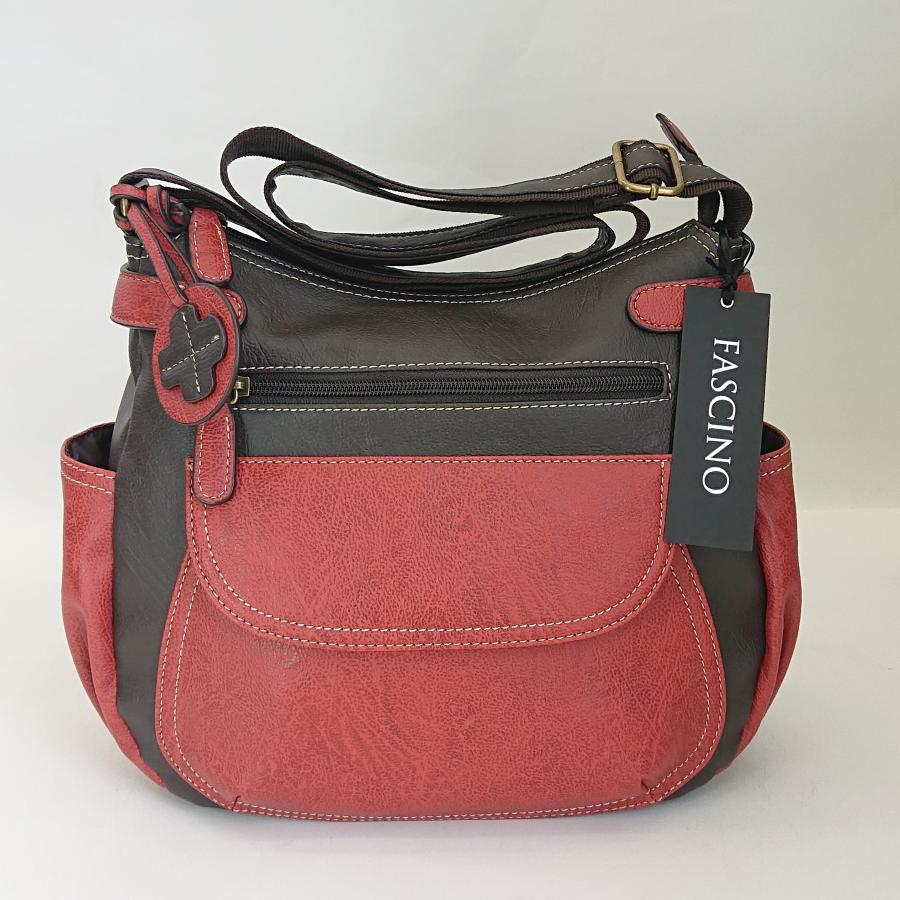 FASCINO ファッシーノ / PIEMONTE LUSSO ピエモンテ ルッソ 6051 VOICE ショルダーバッグ バイカラーななめ掛けポシェット 合成皮革 |  | 13