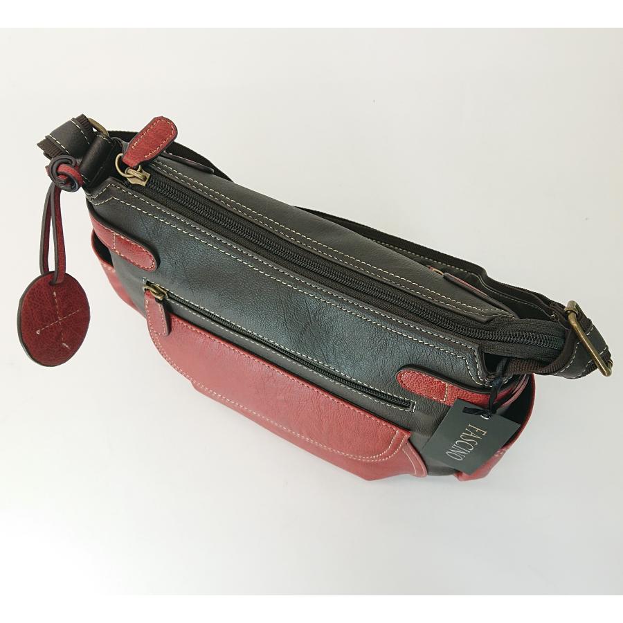 FASCINO ファッシーノ / PIEMONTE LUSSO ピエモンテ ルッソ 6051 VOICE ショルダーバッグ バイカラーななめ掛けポシェット 合成皮革 |  | 18