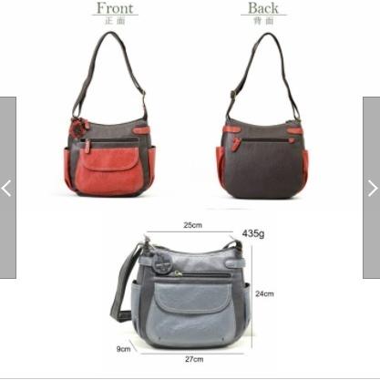 FASCINO ファッシーノ / PIEMONTE LUSSO ピエモンテ ルッソ 6051 VOICE ショルダーバッグ バイカラーななめ掛けポシェット 合成皮革 |  | 06