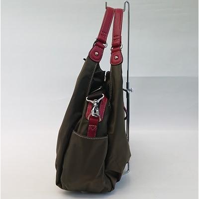 【2点セット】 PIEMONTE LUSSO ピエモンテ ルッソ / FASCINO ファシーノ 7057 CORIS ななめ掛け ショルダーマザーバッグ 2ウェイバッグ ナイロンツイル |  | 14