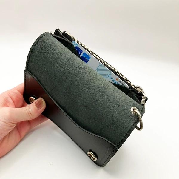 タチヤ tachiya 9228AR 栃木レザー トラッカーウォレット ミドル 日本