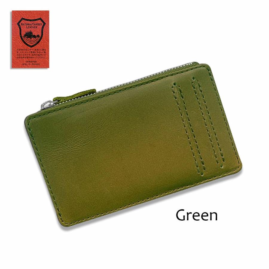 タチヤ tachiya O0494QG 栃木レザー スマートウォレット 日本製