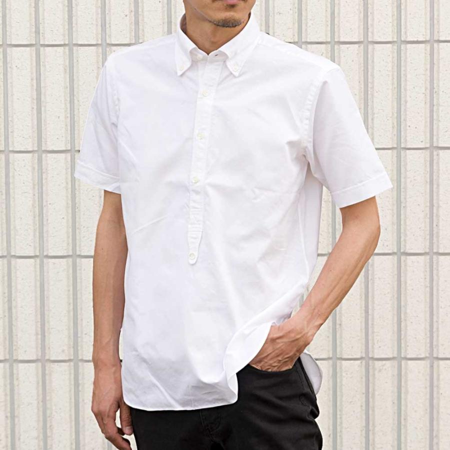 カジュアルシャツ プルオーバーシャツ 白オックス ボタンダウン カジュアル ( sale_rwd ) 2204ft ワイシャツ 専門店