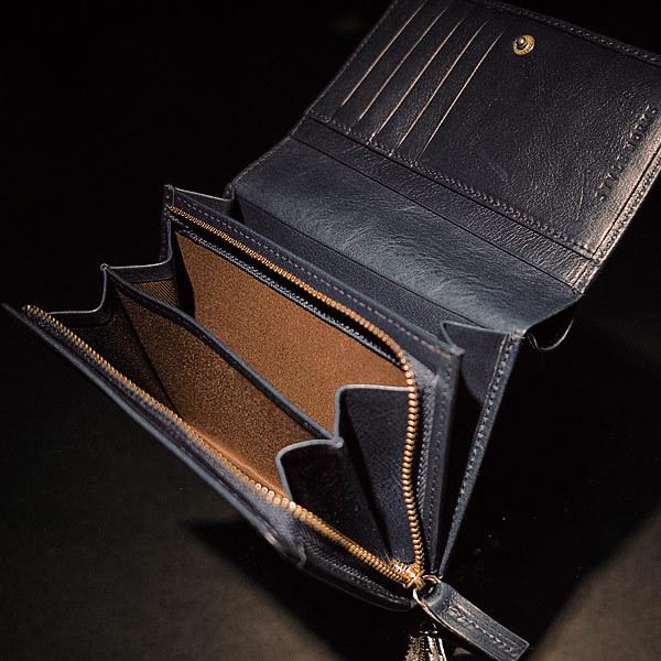革小物｜財布 レザーアイテム ミドルウォレット 2つ折り財布 5色展開