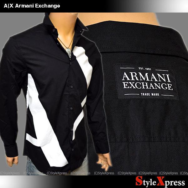 魅了 アルマーニエクスチェンジ Armani Exchange 長袖シャツ メンズ アウトレット送料無料 Www Skylanceronline Com