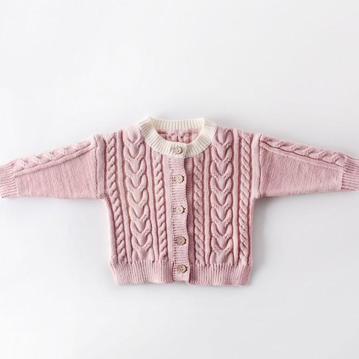 ベビー服 ニット カーディガン ボタン 赤ちゃん 女の子 男の子 新生児 キッズ 子供服 子ども服 おしゃれ 秋 冬 防寒 寒さ対策 無地 ネコポス送料無料 Go Stylike 通販 Yahoo ショッピング