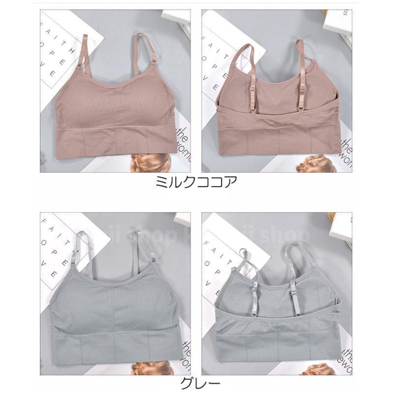 キャミソール カップ付き キャミソール インナー 人気 ブラトップ タンクトップ ブラキャミ ブラカップ付きキャミ パット入り ノンワイヤー | ブランド登録なし | 05