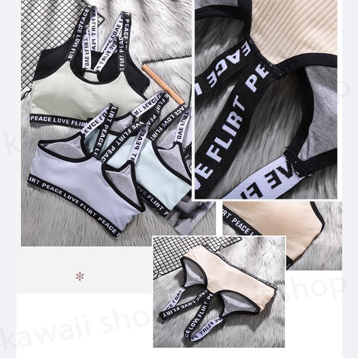 スポーツブラ ショーツセット ノンワイヤー ヨガブラ フィットネス ブラ パット入り スポブラ 揺れない ロゴ入 ヨガ ジム フリーサイズ |  | 05