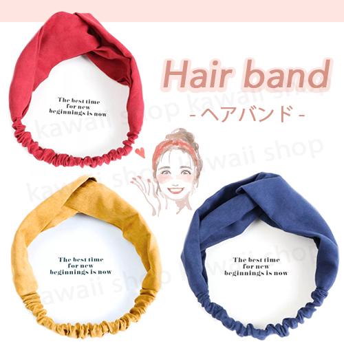 ヘアバンド レディース 無地 シンプル ヘアーバンド ターバン ヘアターバン ヘアーターバン ヘアアクセサリー ヘアアレンジ ワインレッド ネイビー | ブランド登録なし | 11