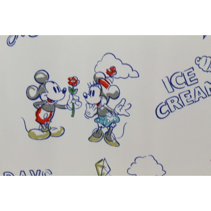 カフェカーテン 撥水ミッキー＆ミニー 145×75cm 08-501 : インテリア