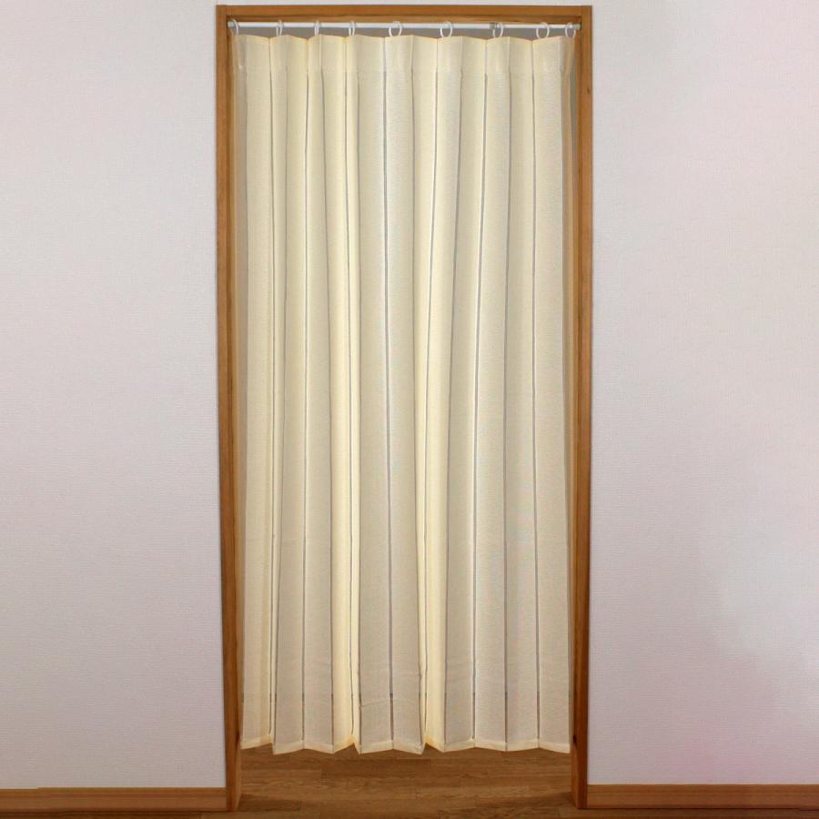 幅の広い間仕切りカーテン アイリス アイボリー 横140cm 高さ178cm 適応幅サイズ80 1cm 14 005 インテリアスペースナルミyahoo 店 通販 Yahoo ショッピング