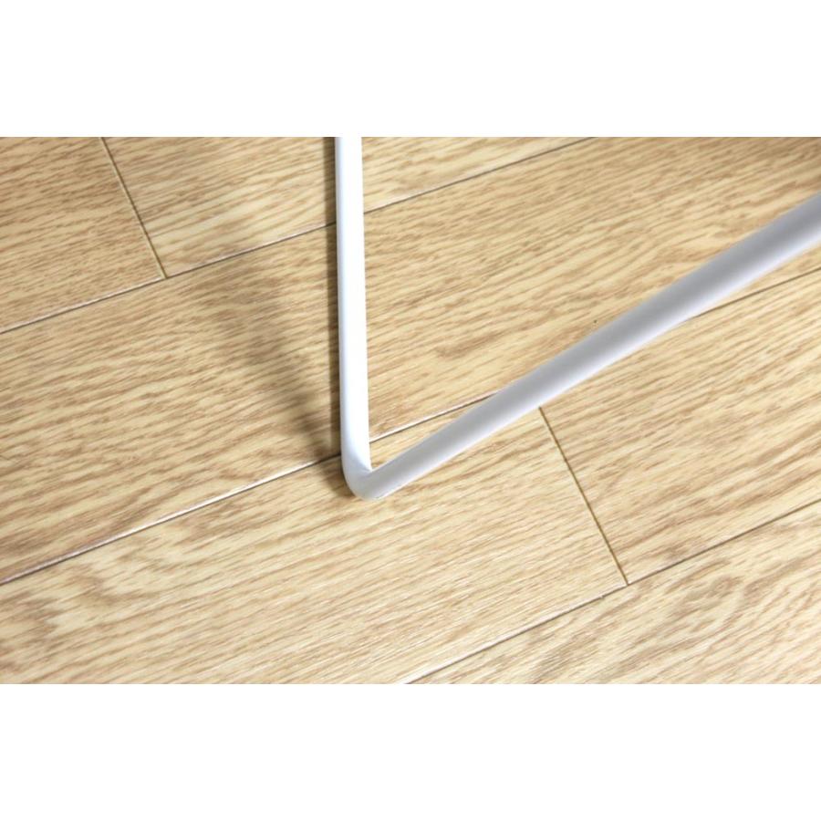 全身鏡 スタンドミラー 姿見 大きい 幅39cm幅広 ホワイト ブラウン色