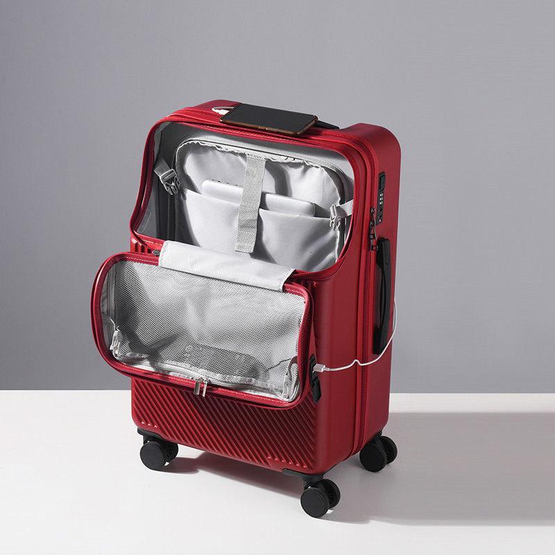 スーツケース 二泊三日 機内持ち込み USB充電可能 小型 短途旅行 おしゃれ 軽量 キャリーケース キャリーバッグ 旅行 高級感 韓国風の画像
