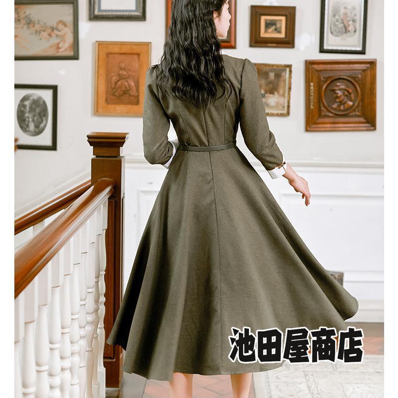 【最高級】エンポリオアルマーニ　シルクロングドレス　ワンピース　マキシ丈 英国のお嬢様のように着ているクラシック一品。ワンピース