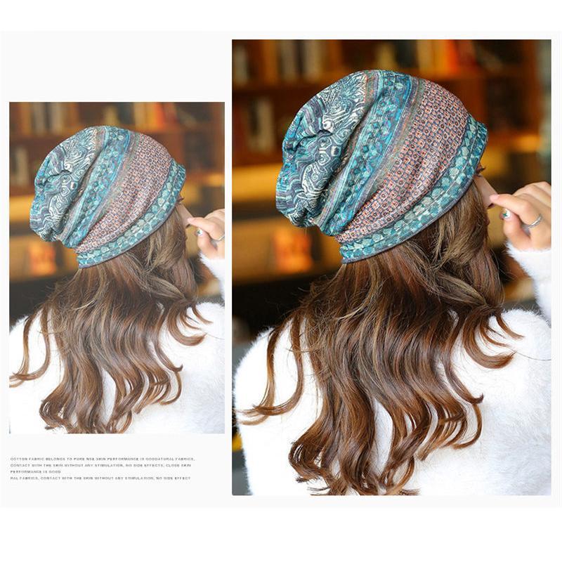 花柄 ニット帽 レディース 春夏 ギフト 医療用帽子 40代 50代