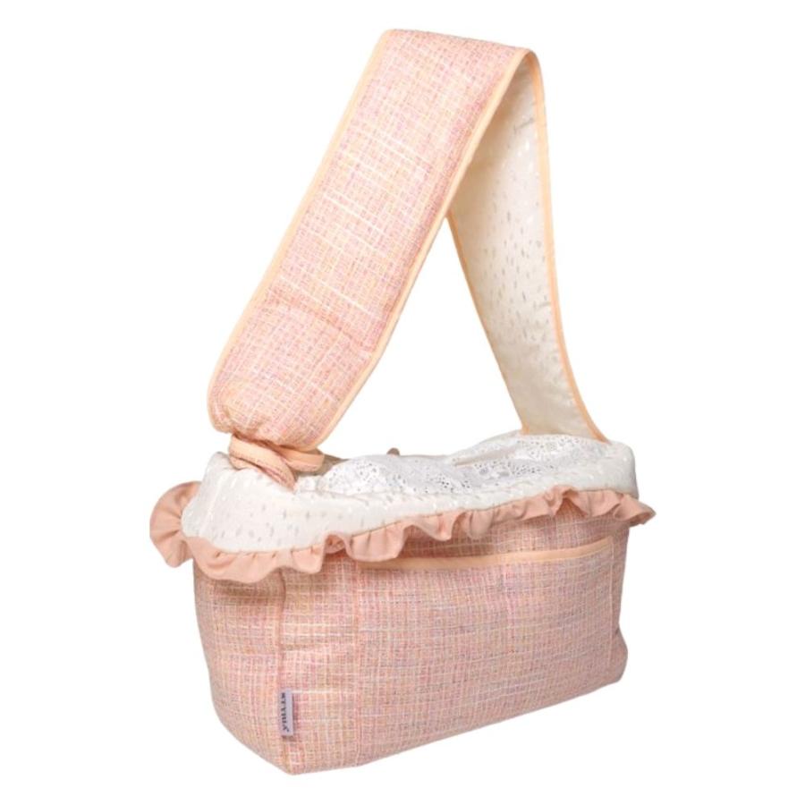 犬 小型犬 スリング 抱っこ紐 日本製 STYRIA ツイーディー アンサンブル ペットスリング 底板 飛び出し ペット ドッグ バッグ 夏 おしゃれ かわいい 小さい 調節 | STYRIA | 02