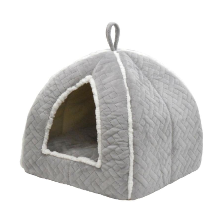 犬 猫 ペット ドーム STYRIA あったか わんにゃん ハウス 冬 通年 暖かい 洗える おしゃれ かわいい ベッド 小型犬 ふかふか リバーシブル クッション コード穴 | STYRIA | 21
