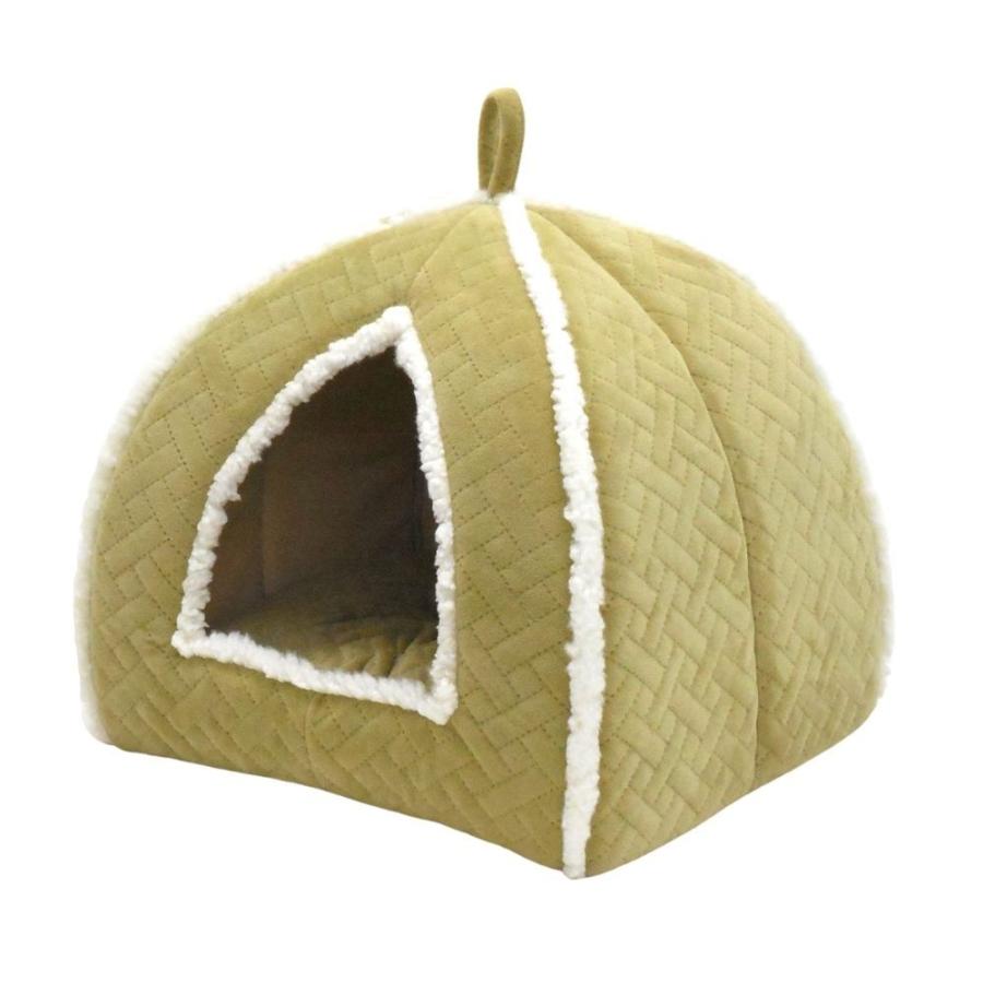 犬 猫 ペット ドーム STYRIA あったか わんにゃん ハウス 冬 通年 暖かい 洗える おしゃれ かわいい ベッド 小型犬 ふかふか リバーシブル クッション コード穴 | STYRIA | 04