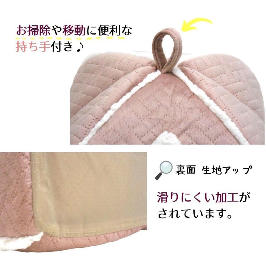 犬 猫 ペット ドーム STYRIA あったか わんにゃん ハウス 冬 通年 暖かい 洗える おしゃれ かわいい ベッド 小型犬 ふかふか リバーシブル クッション コード穴 | STYRIA | 10