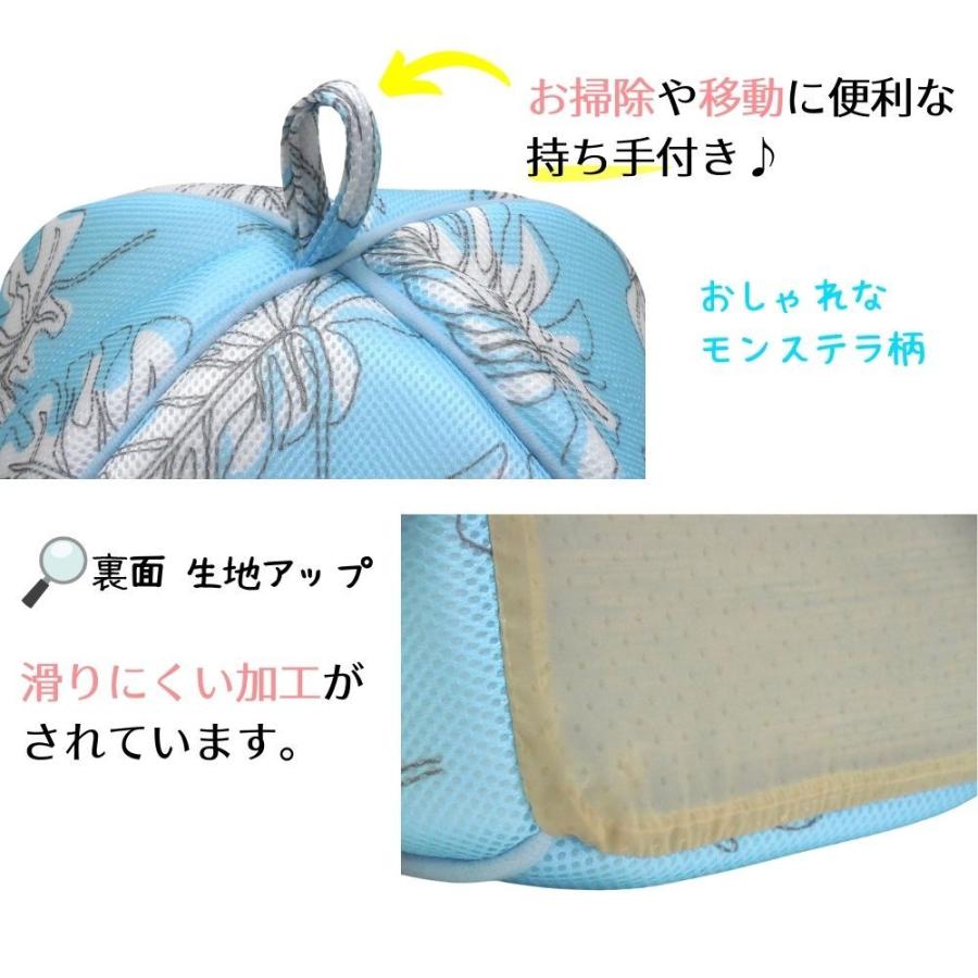 犬 猫 ペットハウス STYRIA 冷感 モンステラ ひんやり ハウス 春夏 夏 洗える ドーム クール 冷たい 室内 おしゃれ かわいい メッシュ 涼しい リバーシブル 爆買 | STYRIA | 12