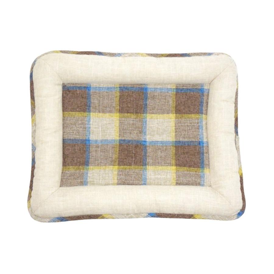 犬 猫 ペット マット STYRIA マドラスチェック ツイード ベッド 洗える 小型犬 おしゃれ しっかり シック 春夏 通年 オールシーズン インテリア 滑り止め | STYRIA | 02