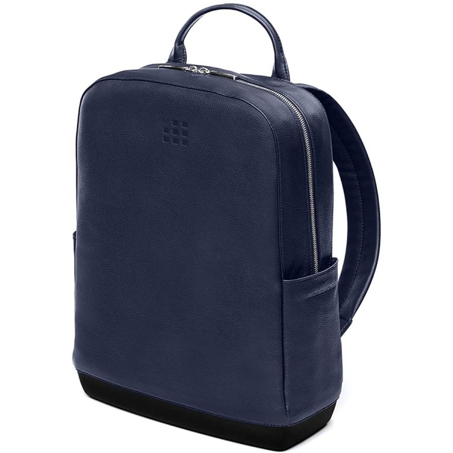 スーサンストア レザー モレスキン ビジネスリュック クラシック メンズ リュック レザーバックパック スーサンストアの モレスキン 15インチpc収納 レザー レディース サファイアブルー メンズ