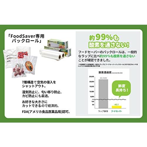 FoodSaver 【公式】 真空パックロール 20cm4本セット PRST2 : ラース