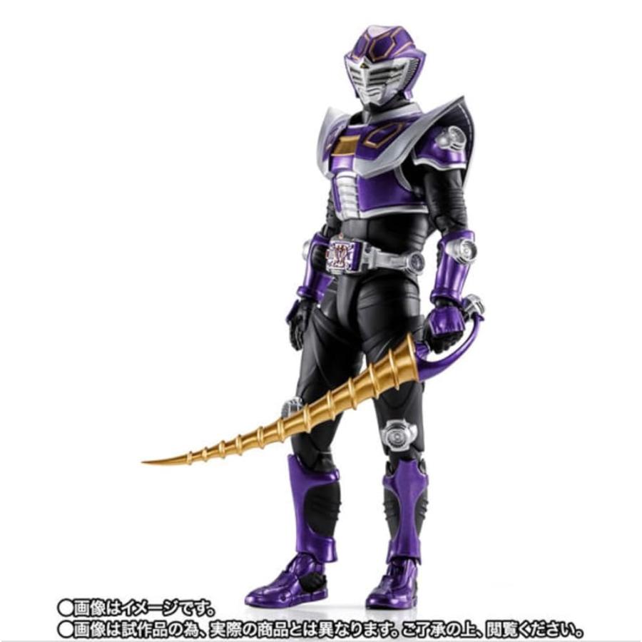 S.H，Figuarts（真骨彫製法） 仮面 ライダー王蛇 変身フォーム 約145mm PVC&ABS製 塗装済み可動フィギュア_2