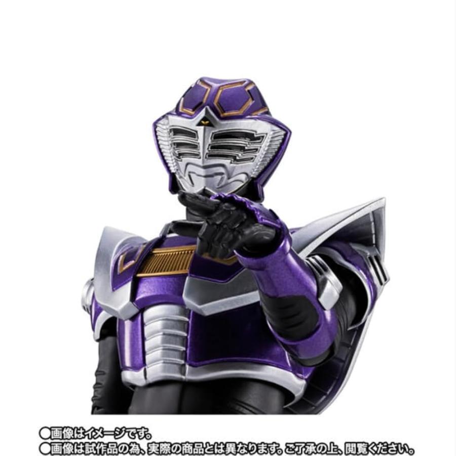 S.H，Figuarts（真骨彫製法） 仮面 ライダー王蛇 変身フォーム 約145mm PVC&ABS製 塗装済み可動フィギュア_3