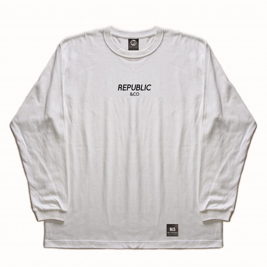 クラシック ワイドシルエットロンＴシャツ リパブリック CLASSIC WIDE L/S TEE REPUBLIC&CO  アウトドア スケートボード スノーボード フィッシング｜suave-tribe｜04