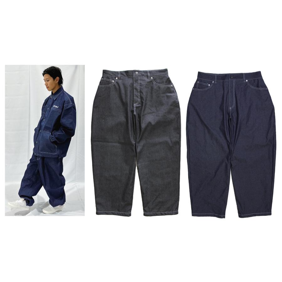 特別価格】バギーデニムカラーパンツ リパブリック FW BAGGY DENIM
