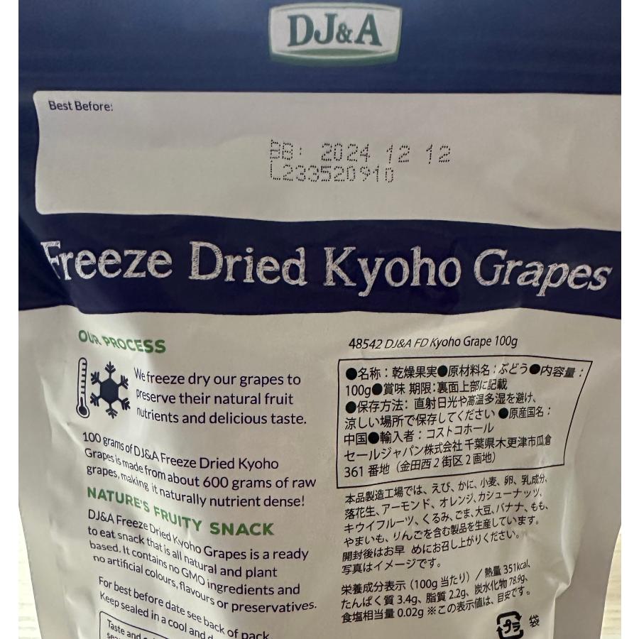 DJ＆A フリーズドライ巨峰 100ｇ　コストコ　ヴィーガン　 |  | 01