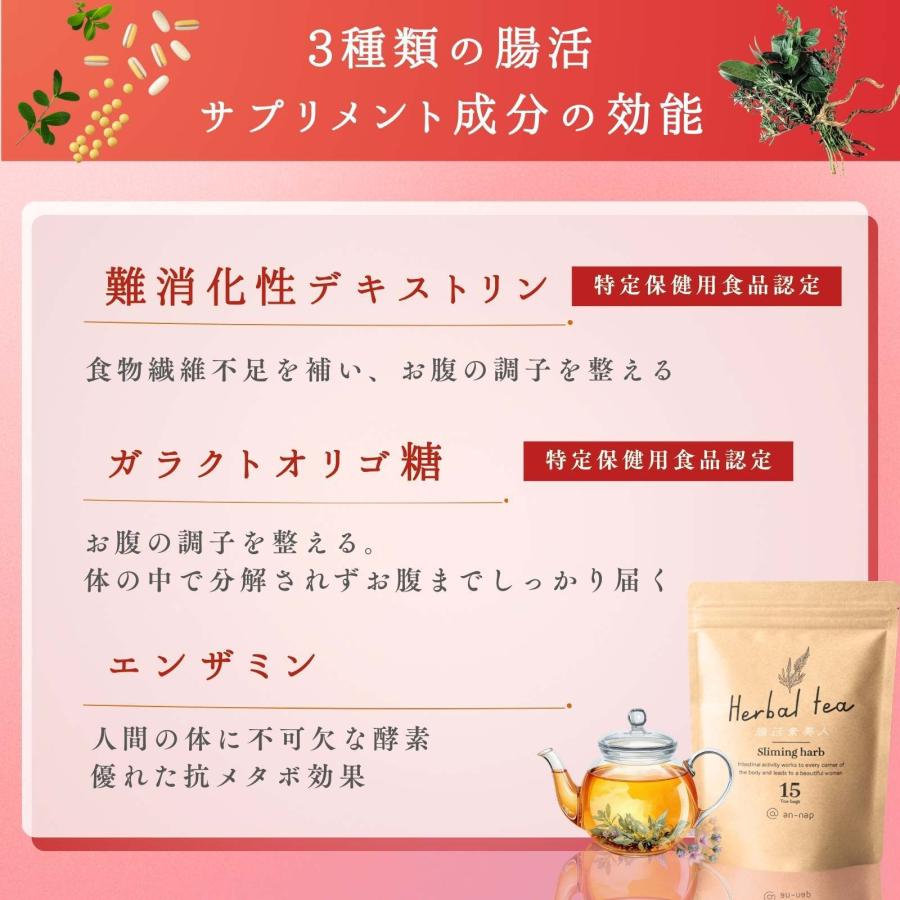 ハーブティー 腸活 4袋セット 【 温活 ゆらぎ おやすみ前 人気 】 個