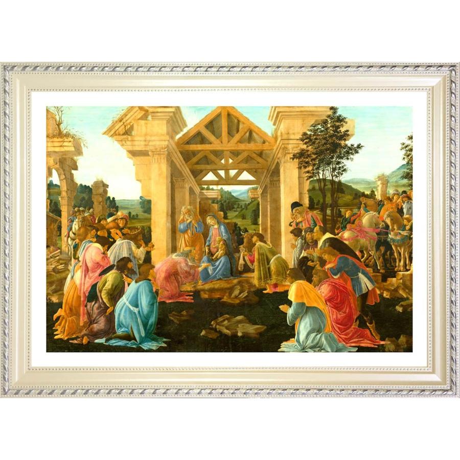 ポッティチェリ 東方三博士の礼拝　ジークレーポスター額装品 | 