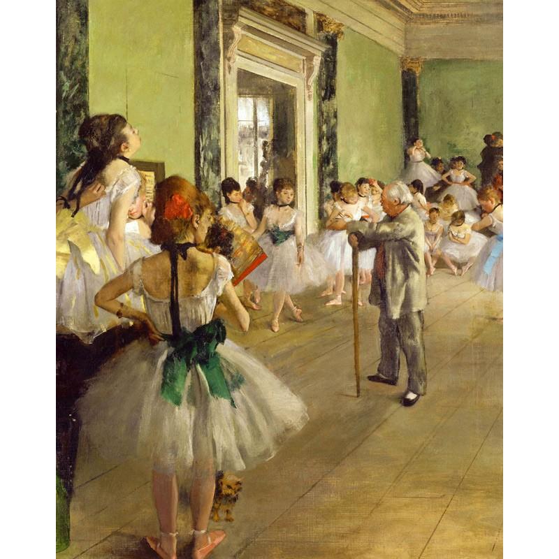 世界の名画　 ドガ　バレーの授業　ジクレーキャンバス複製画 豪華額装品 |  | 01