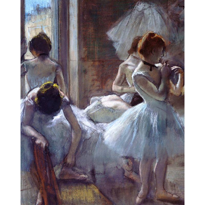 世界の名画　 ドガ　踊り子2　ジクレーキャンバス複製画 豪華額装品 |  | 01