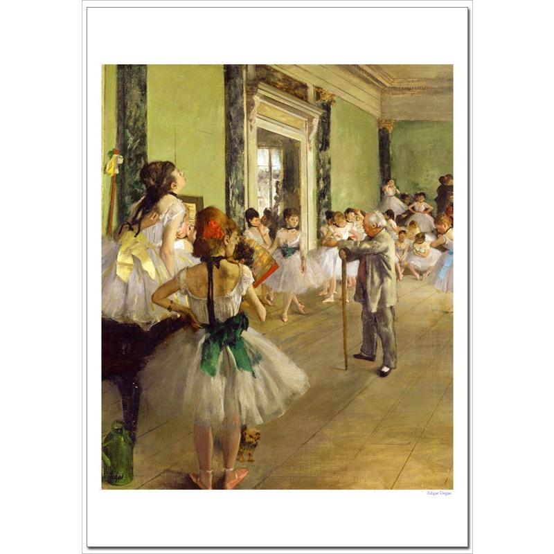 ドガ　バレーの授業　ジクレーポスターB4(257ミリ×364ミリ) | 