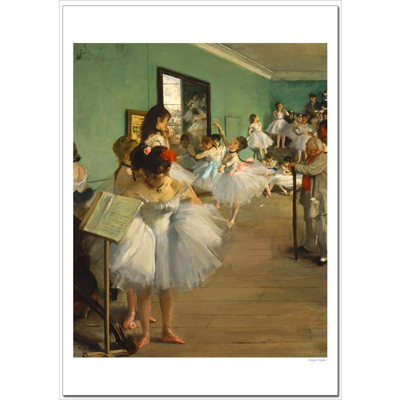 ドガ　ダンス教室　ジクレーポスター A2(420ミリ×594ミリ) | 
