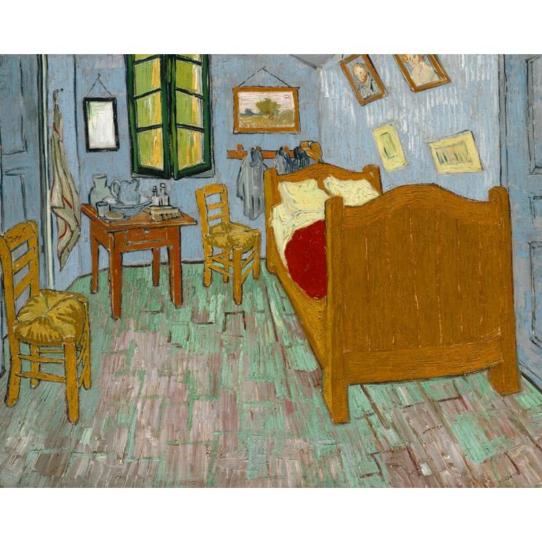 世界の名画　ゴッホ ゴッホの寝室　ジクレーキャンバス複製画 豪華額装品 |  | 01