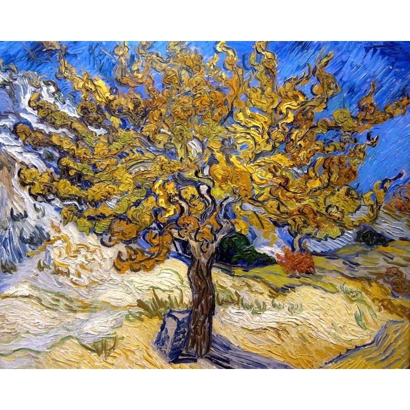 世界の名画　ゴッホ 　クワの木　ジクレーキャンバス複製画 豪華額装品 |  | 01