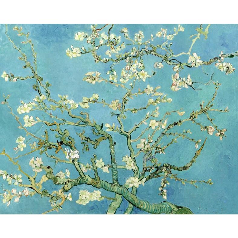 世界の名画 ゴッホ 花咲くアーモンドの枝 ジクレーキャンバス複製画