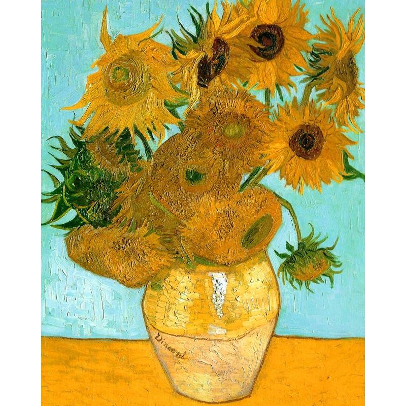 世界の名画 ゴッホ ひまわり ジクレーキャンバス複製画 豪華額装 世界の名画 ゴッホ ひまわり ジクレーキャンバス複製画 豪華額装