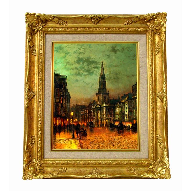 世界の名画　グリムシャウ　Blackman Street, London ジクレーキャンバス複製画　豪華額装品 | 