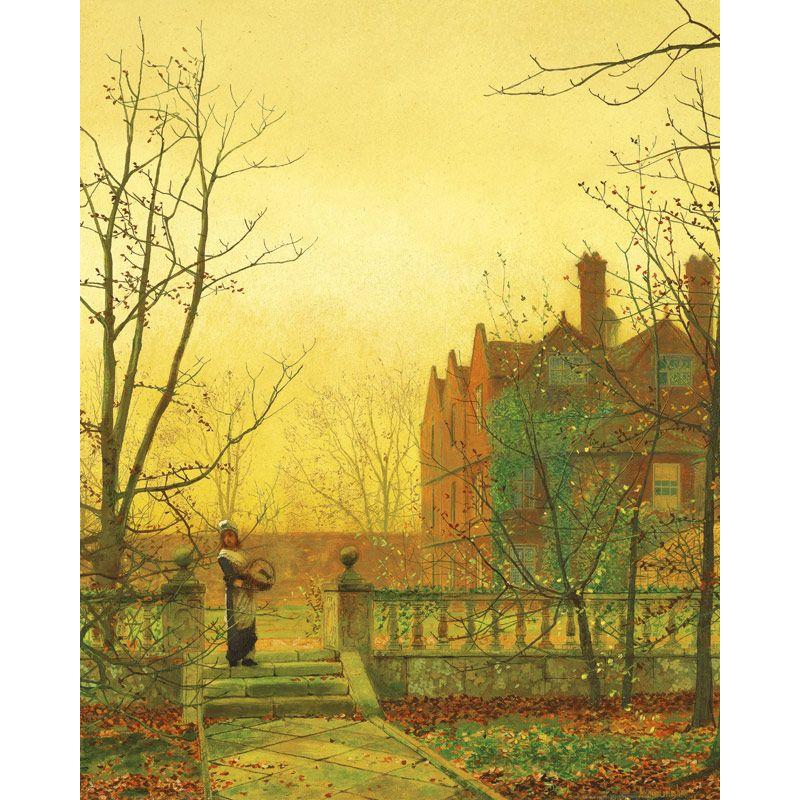 世界の名画　グリムシャウ　Autumn Gold　 ジクレーキャンバス複製画　豪華額装品 |  | 01