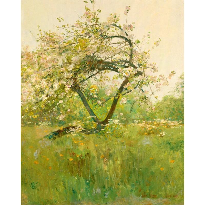 世界の名画 ハッサム ヴィリエ＝ル＝ベルの桃花 ジクレーキャンバス