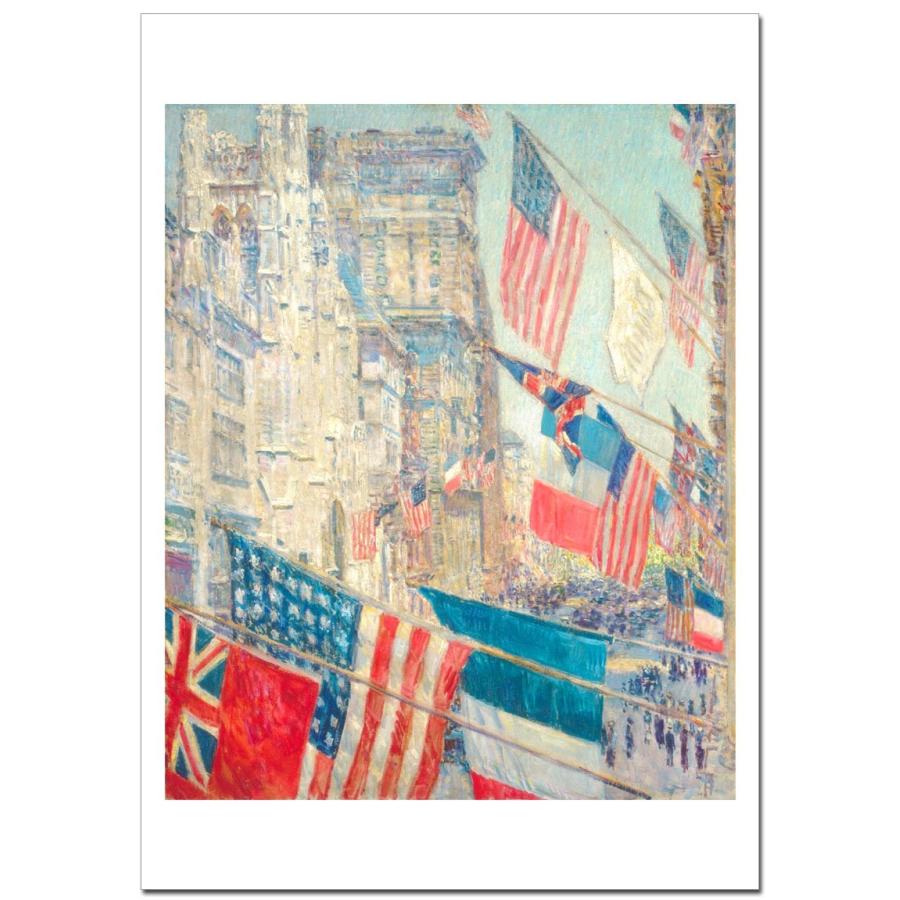 ハッサム　1917年5月、同盟国の日  B4(257ミリ×364ミリ)　ジクレーポスター | 