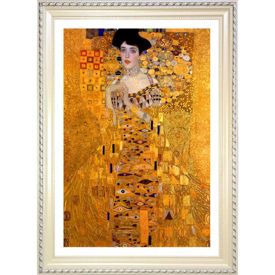 クリムト　アデーレ・ブロッホ＝バウアーの肖像　ジークレーポスター額装品 | 