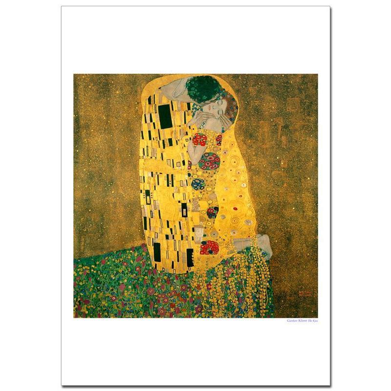 クリムト　接吻　ジクレーポスターB4 (364ミリ×257ミリ) | 