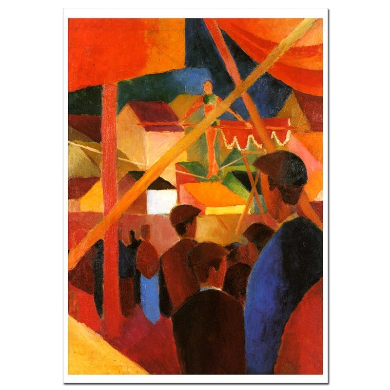 マッケ 綱渡り　ジクレーポスター B3(364ミリ×515ミリ) | 